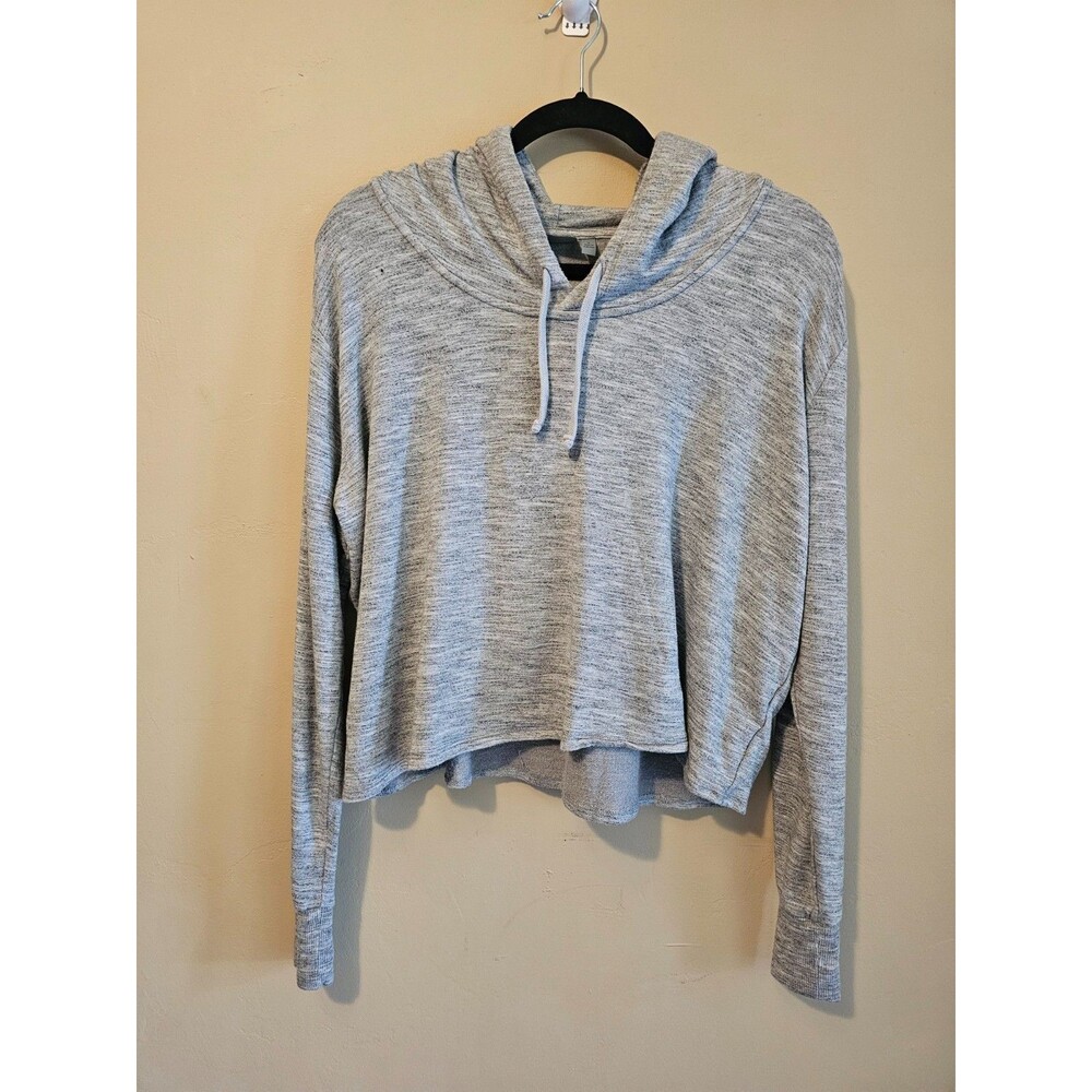 Athleta - size s Crop hooded pull on sweatshirt, workout, casual, yoga